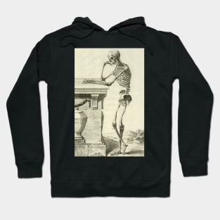 Vintage Science and Healthcare Skeleton, Human Anatomy by Denis Diderot. Hoodie